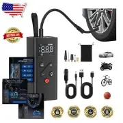 Effortless Tire Inflator with Digital Gauge - Perfect for Travel & Emergencies