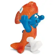 NEW 20719 Pisces Smurf RETIRED Smurfs Fish Horoscope Astrology Zodiac Figurine