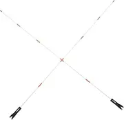 CAXUSD 2 Sets Detachable Telescopic Bike Flag Pole of Safety Flag Holders for Enhanced Visibility Sturdy Construction Quick Attachment for Various Bike