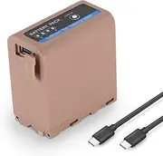 NEEWER NP-F970 Replacement Battery 7800mAh, Rechargeable Battery Compatible with Sony NP-F550 750 950 970 FX3 FX30 A7 Canon R5 Nikon Z8 Camera, Fast Charging USB-C PD 20W for Monitor LED Light,TP-F970