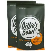 Billie's Bowl Large Breed Adult with Real Aussie Chicken Dry Dog Food 10kg x 2