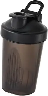 Generic Shaker Bottle Mixer Bottle Drink Bottle 401-500ml Milkshake Cup Shaker Cups for Milkshakes Water Indoor Outdoor Gym Workout, Black