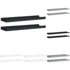 2x Picture Frame Ledge Shelves MDF Floating Shelf Multi Colours/Sizes vidaXL