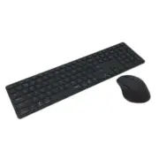 NEW Rapoo 9800M Multi Mode Wireless Low Profile Slim Black Keyboard & Mouse