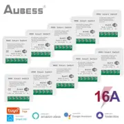 AUBESS 16A Tuya WiFi Mini DIY Smart Switch 2 Way Control Smart Home Automation M