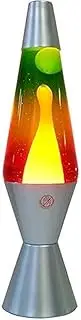 EOE Lava Table Lamp, 36 cm Height, Rainbow/White