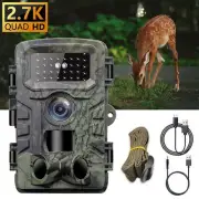 58MP 2.7K Trail Game Camera Motion Activated Hunting Wildlife Monitoring Camera