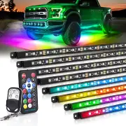 MICTUNING N8 RGB+IC LED Car Underglow Light Kit Remote & Key Fob Dual Control