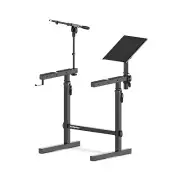 Multi-Functional Keyboard Stand Heavy Duty Piano Stand with Microphone Stand ...