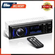 616UAB Car Stereo with Bluetooth - Single DIN, MP3, USB, Aux-In, AM/FM