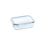 Wiltshire Rectangular Glass Food Prep Storage Container with Lid 1500ml