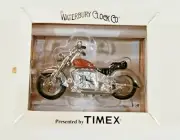 Waterbury Clock Co. by Timex Motorcycle Novelty Clock Timepiece