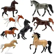 Breyer Horses Stablemates Deluxe Horse Collection | 8 Horse Set | Horse Toy | Horse Figurines | 3.75" x 2.5" | 1:32 Scale | Model #6058