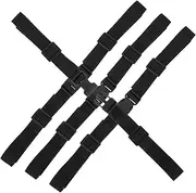 HOMSFOU 4pcs Buckle Straps for Kayak Luggage Tent Camping Quick Release Fastener Webbing Wide Durable Tie Down Straps for Secure Fixing Vehicles