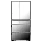 Hitachi 735L Multi Drawer French Door Fridge, Mirror Glass. RZX740RAX