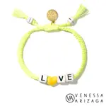 VENESSA ARIZAGA LOVE HEART BRACELET 愛心手鍊 螢光黃色手鍊