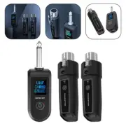 Wireless Guitar UHF XLR Adapter Transmitter Receiver Mic Set/For Mic Audio Mixer