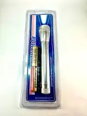Vintage NIB Powerlite Flashlights New In Pack High Intensity Anodized Aluminum