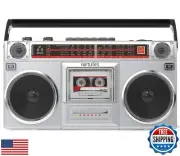 Riptunes Boombox Radio Cassette Player Recorder, AM/FM -SW1/SW2 Radio, Wirele