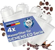 Milux Water Filter for Brita Intenza | TÜV Certified Coffee Enjoyment | Replaces Siemens TZ70003 / TCZ70033 / TCZ70033A | Pack of 4