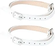 [NOLITOY] 1pair Anti-drop Shoelaces Shoe Clips Women Band Shoelaces for Shoes Lady Heel Straps for High Heels Cross Shoe Accessories Shoe Laces High Heel Shoelace Grips High-end White