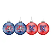 Newcastle Knights NRL Glitter Christmas Baubles Xmas Decorations