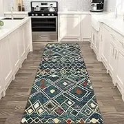 Classic Kitchen Runner Rug Non Slip Washable Long Carpet Runner for Entryway Living Room Bedroom Corridor Hall Kitchen Floor Mat 60x200cm 70x450cm(2.3ft×16.4ft/70×500cm)