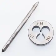 1set HSS No.5-40 UNC right-hand Plug tap and die Thread Threading Tool