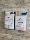 New Set of 2 Southern Tide Wild Dunes Patchwork Euro Pillow Shams 26” x 26”