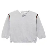 [Gucci Kids] Gucci Kids Baby printed cotton fleece sweatshirt M 18-24 grey