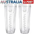 2Pack 32OZ Replacement Cups fit for its Nutri Ninja Auto IQ Blender Juicer Mixer
