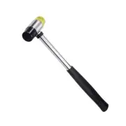 Replaceable Double Face Rubber Nylon Soft Hammer Mallet 25mm