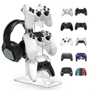 3-Layer Controller Holder And Headphone Holder For PS5 Headphone Storage Holder