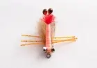 Fly Fishing Flies (Bonefish Redfish Permit Trout) Spawning Shrimp Pink (6 flies)
