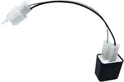 LED Flasher Relay Motorcycle,2-Pin Cable Harness Relay Connector | Copper Wires for Indicator Turn Lights, Replacement Parts Motorcycle Accessories, LED Flashing
