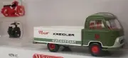 WIKING NEW HO 1/87 Scale Borgward Delivery Truck with 2 "KREIDLER" Mopeds