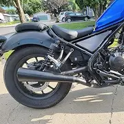 Lorababer Motorcycl Exhaust Muffler Pipe Tube for Honda CMX500 Rebel 500 2017 2018 2019 2020 2021 2022, Motorcycle CMX 500 Rebel Exhaust Link Pipe 17 18 19 20 21 22 Accessories