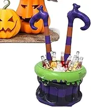 Blow Up Cooler - Witch Pot Wine Cooler | Portable Large Ice Bucket for Outdoor Cocktail Beach Birthday Parties Wine Commercial Halloween Restaurant Camping