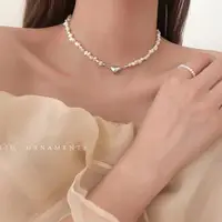 在飛比找ETMall東森購物網優惠-巴洛克項鏈輕奢高級配飾天然珍珠