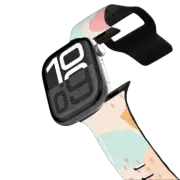 Apple Watch Series 10 (46mm) Impact Band abstract pastel geometric shapes