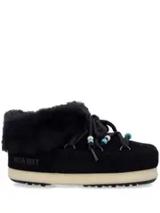 [Moon Boot] Moon Boot-Sabot In Pelle Scamosciata Decorati Con Perline-Donna 41/42 IT