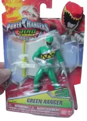 Power Rangers Dino Super Charge 5" Dino Drive Green Ranger Action Figure New