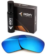 Polarized IKON Iridium Replacement Lenses For Oakley Dispatch 1 Ice Blue Mirror
