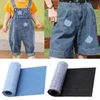 1/5PCS DIY Iron on Denim Fabric Patches for Clothes Jeans Repair Craft Fabrics