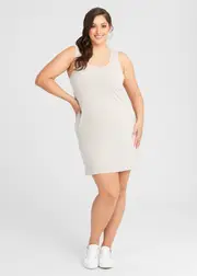[Taking Shape] Taking Shape Luna Base Slip Body Dress Size 16 in Nude - Plus Size Women's Dresses Nude