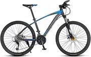 26Inch Folding Mountain Bike 27 Speed Double Damping Bicycle Double Disc Brakes Mountain Bike