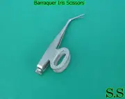 2 BARRAQUER IRIS MICRO SURGERY OPHTHALMIC SURGICAL SPRING SCISSORS 7MM BLADE