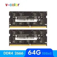 在飛比找momo購物網優惠-【v-color 全何】DDR4 2666 64GB kit