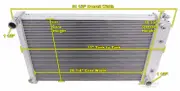 1978-1987 Chevy Monte Carlo Aluminum 3 Row Champion Radiator (for: Chevrolet)