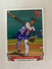 Starlyn Suriel 2015 Signed Lansing Lug Nuts Team Card